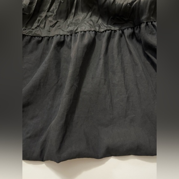 Polo Garage High/Low Maxi/Midi Black Sleeveless Dress with Pockets, V Neck Small - Picture 13 of 16